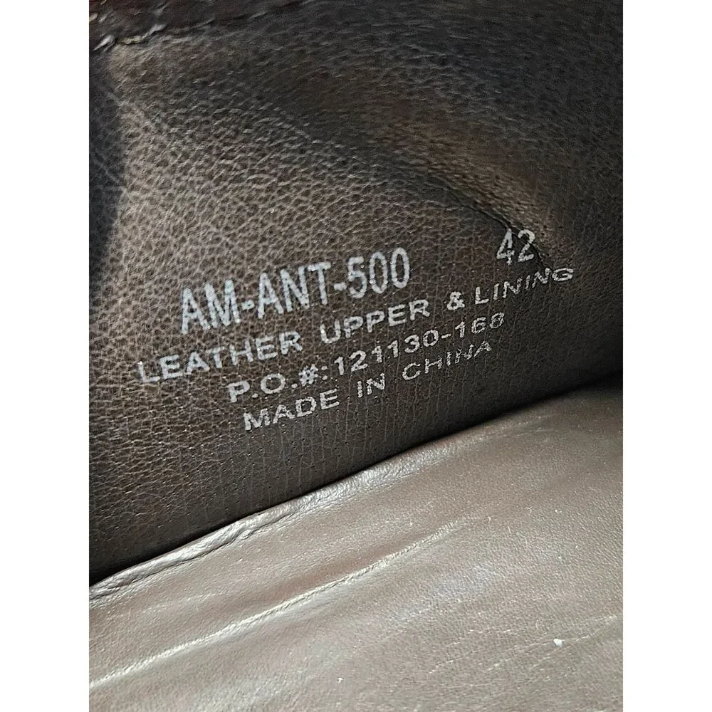 Alegria Leather Mens Sandals Size 42 US 9 Tan Brown